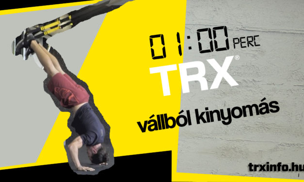 1 perc TRX – Vállból kinyomás