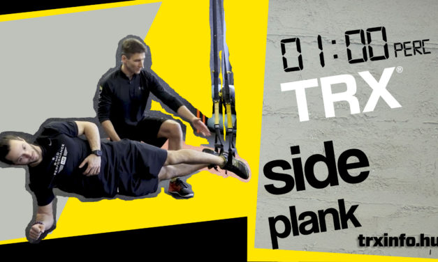 1 perc TRX -Side plank