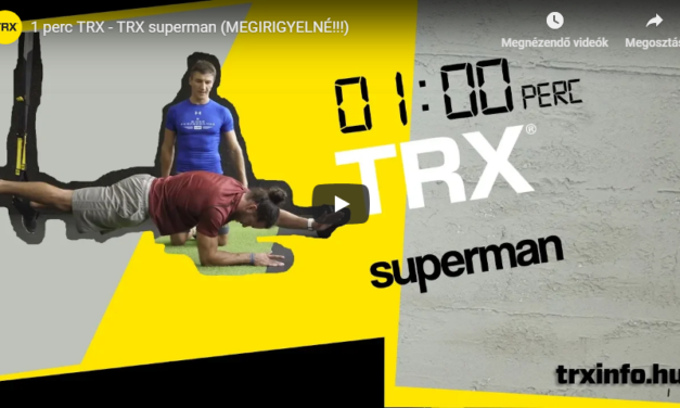 1 perc TRX – TRX superman