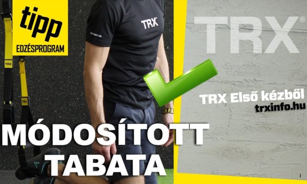 TRX Első kézből – módosított Tabata edzésprogram